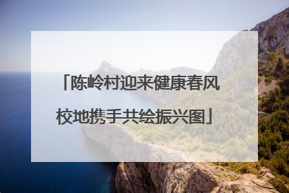 陈岭村迎来健康春风 校地携手共绘振兴图