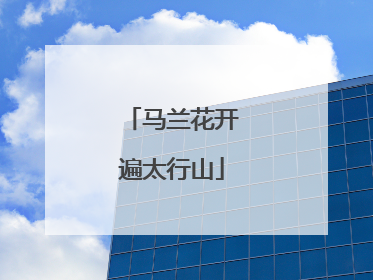 马兰花开遍太行山