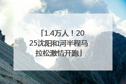 1.4万人！2025沈阳和河半程马拉松激情开跑
