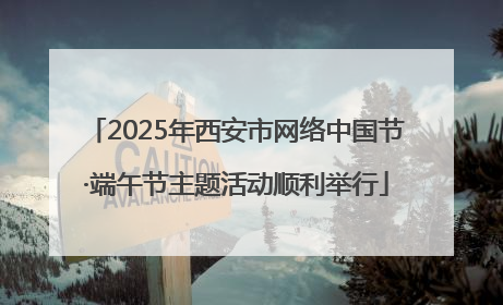 2025年西安市网络中国节·端午节主题活动顺利举行